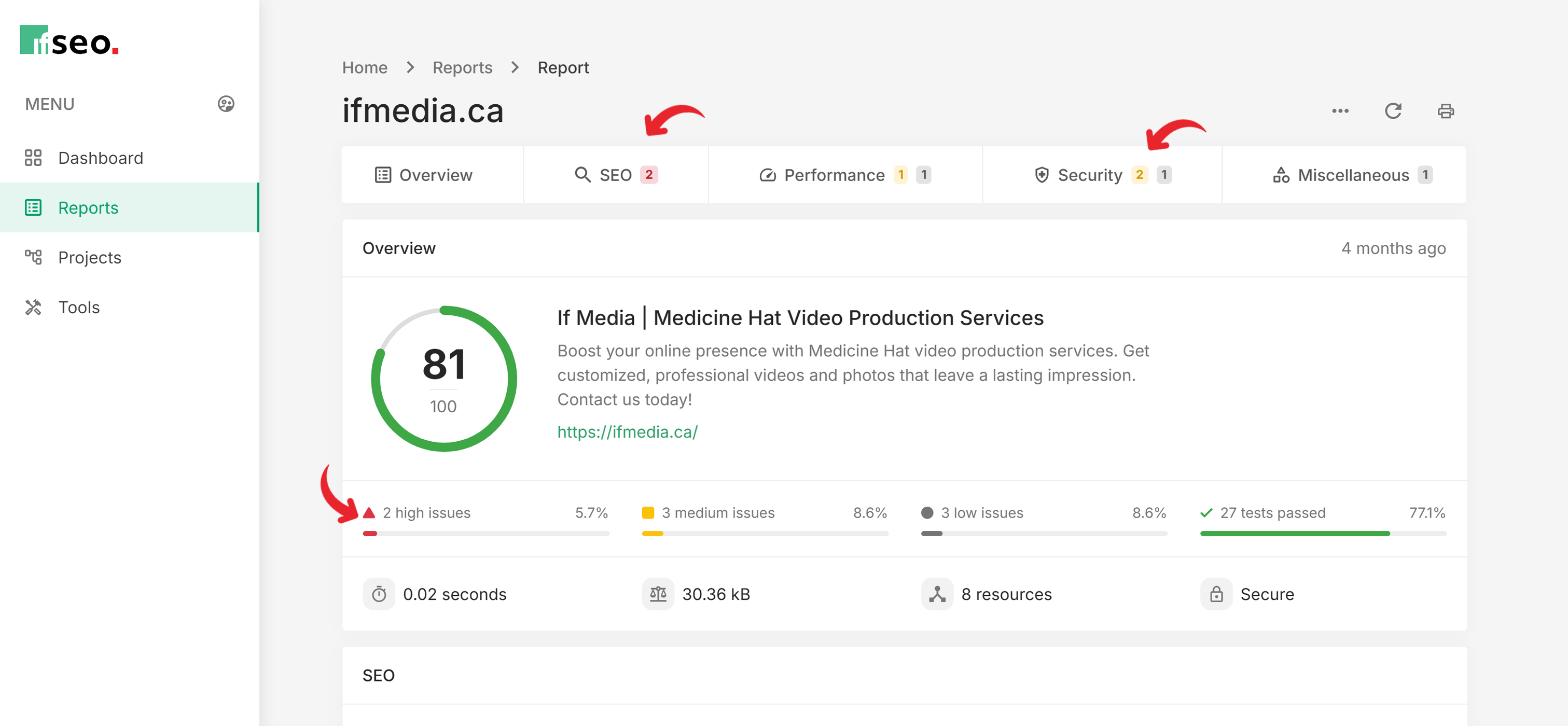 IF SEO | Comprehensive SEO Reports & Tools for Better Online Visibility
